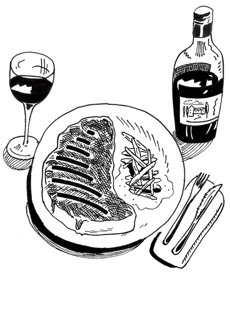 Steak night image